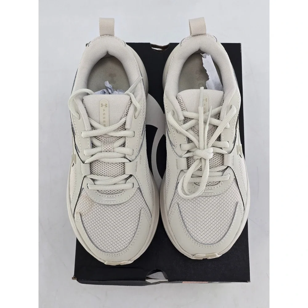Under Armour UA W Assert 11 Running Shoes Womens Size 6 White 3027724-110 - VG